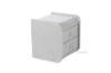 Picture of [FLOOR MODEL CLEARANCE] MARSH Fabric Bedside Table (Grey)