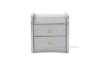 Picture of [FLOOR MODEL CLEARANCE] MARSH Fabric Bedside Table (Grey)