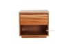 Picture of [FLOOR MODEL CLEARANCE] BRISBANE 1 Drawer Bedside Table (Live Edge Australian Blackwood)