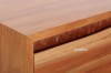 Picture of [FLOOR MODEL CLEARANCE] BRISBANE 1 Drawer Bedside Table (Live Edge Australian Blackwood)