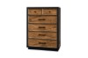 Picture of HERRINGBONE Genuine Wood Veneer Bedroom Combo - 6PC Queen Size