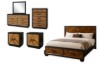 Picture of HERRINGBONE Genuine Wood Veneer Bedroom Combo - 6PC Super King Size