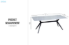 Picture of [FLOOR MODEL CLEARANCE] STRATOS Sintered Stone Dining Table - 180 Table