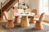 Picture of PHOENIX D110 5PC Sintered Stone Top Dining Table & 360° Swivel Chairs Set