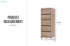 Picture of OAKFORD 5-Drawer Slimboy/Storage Cabinet