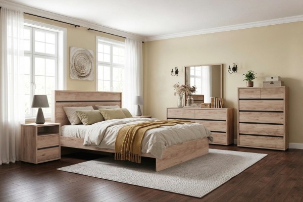 Picture of OAKFORD 4PC/5PC/6PC Bedroom Combo Set in Queen/Super King Size