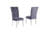 Picture of [FLOOR MODEL CLEARANCE]PHILIPE Velvet Dining Chair (Grey)