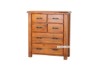 Picture of [FLOOR MODEL CLEARANCE]  FOUNDATION 6-Drawer Tallboy (Rustic Pine)