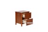 Picture of [FLOOR MODEL CLEARANCE] METRO 2-Drawer Bedside Table (Caramel)
