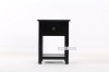 Picture of [FLOOR MODEL CLEARANCE]METRO Pine 1-Drawer Bedside Table (Black)