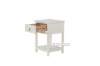 Picture of [FLOOR MODEL CLEARANCE]METRO 1-Drawer Bedside Table (Cream)