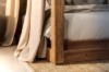 Picture of [FLOOR MODEL CLEARANCE]LIORA Reclaimed Pine 4 Poster Bed Frame in Queen Size