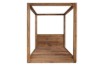 Picture of [FLOOR MODEL CLEARANCE]LIORA Reclaimed Pine 4 Poster Bed Frame in Queen Size