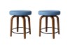 Picture of LUKE H59 360° Swivel Counter Stool (Blue)