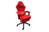 Picture of TURBO 360° Swivel Height-Adjustable Gaming Chair with Reclining Backrest, Lumbar Support & Footrest (Red)