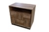 Picture of MERIDIAN 2-Drawer Bedside Table with 3D Panel Design