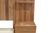 Picture of WALNOVA 3PC/4PC/5PC/6PC Genuine Walnut Veneer Bedroom Combo Set with Side Pier in Queen Size