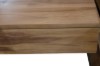 Picture of WALNOVA Genuine Walnut Veneer Bed Frame with Bedside Tables & Side Pier Set in Queen Size