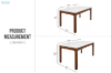 Picture of HARU 160/180 Solid Wood Dining table with Sintered Stone Top