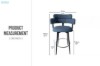 Picture of VIORA H108 360° Swivel Bar Chair with Footrest
