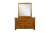 Picture of [FLOOR MODEL CLEARANCE] FLINDERS 7-Drawer Solid Pine Wood Dresser with Mirror