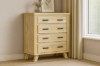 Picture of [FLOOR MODEL CLEARANCE] AKAROA 4-Drawer Solid Acacia Wood Tallboy