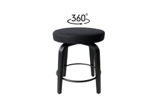 Picture of LUKE H59 360° Swivel Counter Stool (Dark) - Each