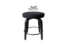 Picture of LUKE H59 360° Swivel Counter Stool (Dark)