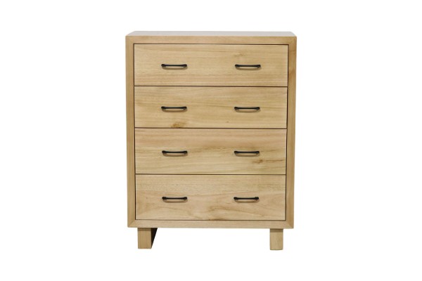 Picture of [FLOOR MODEL CLEARANCE]LYNWOOD 4-Drawer Solid Tasmanian Oak Tallboy