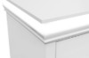 Picture of [FLOOR MODEL CLEARANCE]LOUIS 2-Drawer Hevea Wood Bedside Table with LED Lighting (White)