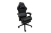 Picture of TURBO 360° Swivel Height-Adjustable Gaming Chair with Reclining Backrest, Lumbar Support & Footrest (Black)