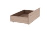 Picture of OAKFORD Bed Frame with Two Movable Storage Drawers - Queen Size