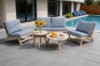 Picture of COASTAL 5PC Solid Acacia Wood Outdoor Lounge Set