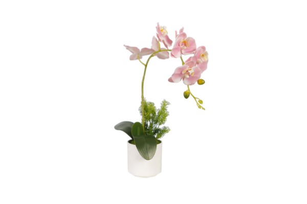 Picture of 394-004 Artificial Pink Orchid Plant - H50cm