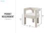 Picture of ASTON Linen Fabric Upholstered Dining Chair