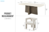 Picture of ASTON 201 5PC Marble Top Dining Set
