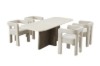 Picture of ASTON 201 5PC Marble Top Dining Set