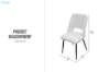 Picture of LIVIA Teddy Fabric Dining Chair (Off White)
