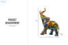 Picture of 359-001 Tabletop Decor Graffiti Elephant