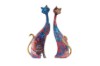 Picture of 359-002 Tabletop Decor Colorful Cat Figurine Set