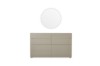 Picture of VELMONT 8-Drawer Sintered Stone Top Dresser with Mirror