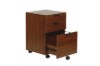 Picture of LUKAN 3-Drawer Mobile File Cabinet with Wheels (Walnut)
