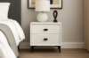 Picture of [FLOOR MODEL CLEARANCE] HOVER 2-Drawer Bedside Table (White)