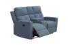 Picture of [FLOOR MODEL CLEARANCE] WALKER Fabric 2‑Seater Manual Recliner Sofa with Console & Cup Holders