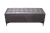 Picture of SORENA 110 Genuine Leather Bench with Storage (Dark Brown)