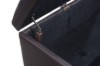 Picture of SORENA 110 Genuine Leather Bench with Storage (Dark Brown)