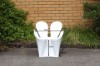 Picture of [FLOOR MODEL CLEARANCE] REPLICA CLOVER Chair (Fiber Glass) - White