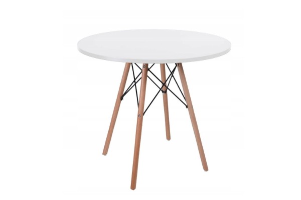 Picture of [FLOOR MODEL CLEARANCE] EAMES D90 Round Dining Table (Off White)