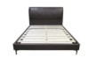 Picture of SORENA Genuine Leather Bed Frame in Queen/Super King Size (Dark Brown)