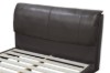Picture of SORENA Genuine Leather Bed Frame in Queen/Super King Size (Dark Brown)